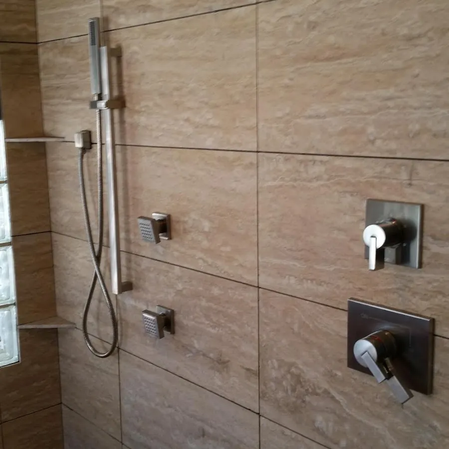 Shower fixture installation for Water Heater Replacement in Port Washington